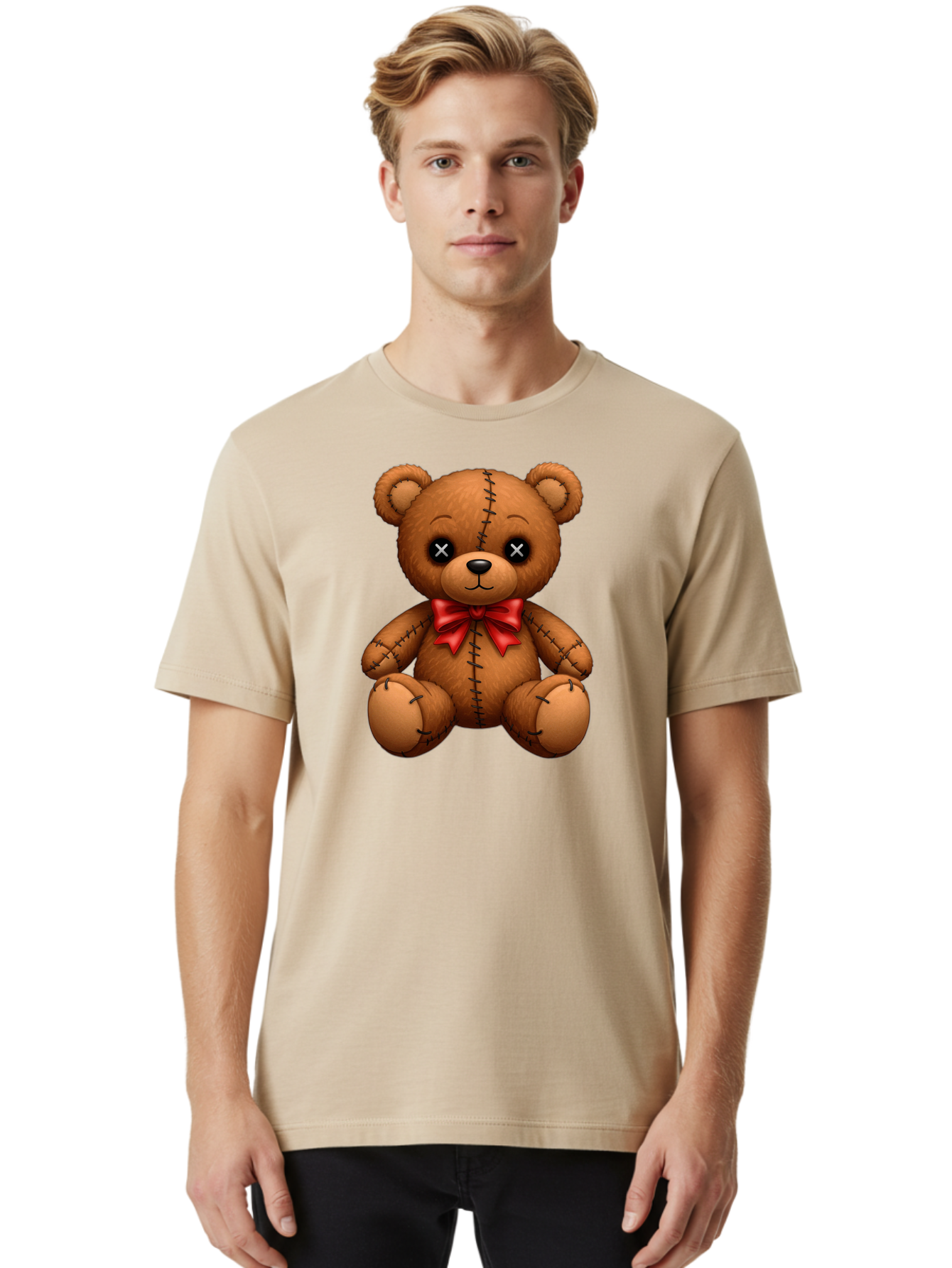 Teddy-Voodoo Men'S Graphic Tee, 100% Cotton, Comfortable Casual Summer Wear, Machine Washable, Vintage Camera, Old Camera, Antique Camera, Black Camera, Classic Photography, Photography Equipment, Nostalgic Device, Film Camera, Camera Art Bag064