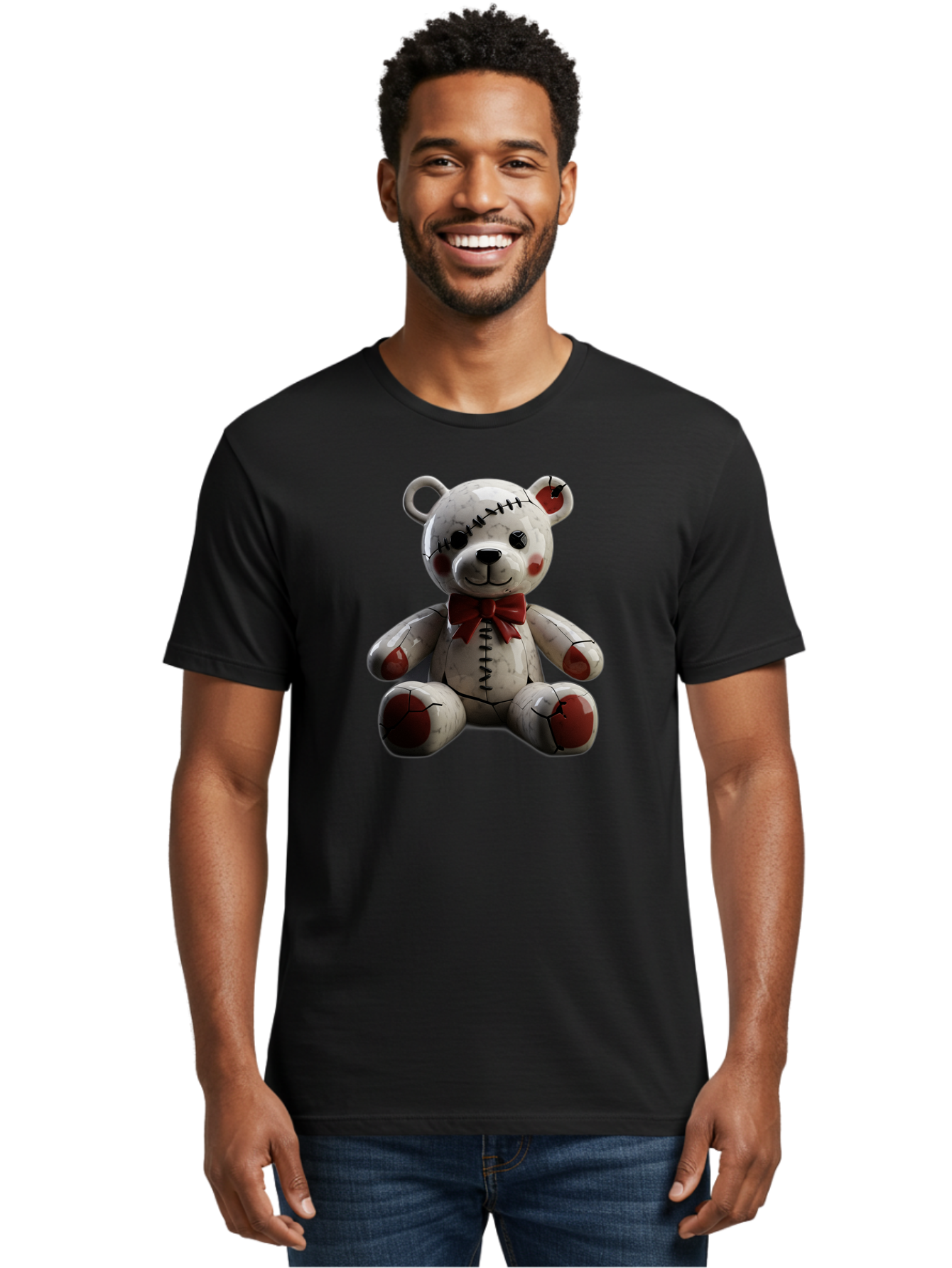 Teddy Men'S Graphic Tee, 100% Cotton, Comfortable Casual Summer Wear, Machine Washable, Vintage Camera, Old Camera, Antique Camera, Black Camera, Classic Photography, Photography Equipment, Nostalgic Device, Film Camera, Camera Art Bag065