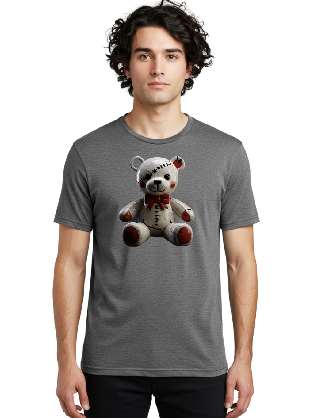 Teddy Men'S Graphic Tee, 100% Cotton, Comfortable Casual Summer Wear, Machine Washable, Vintage Camera, Old Camera, Antique Camera, Black Camera, Classic Photography, Photography Equipment, Nostalgic Device, Film Camera, Camera Art Bag065