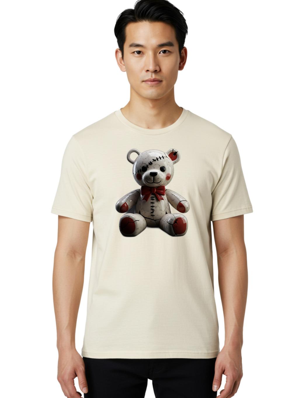 Teddy Men'S Graphic Tee, 100% Cotton, Comfortable Casual Summer Wear, Machine Washable, Vintage Camera, Old Camera, Antique Camera, Black Camera, Classic Photography, Photography Equipment, Nostalgic Device, Film Camera, Camera Art Bag065
