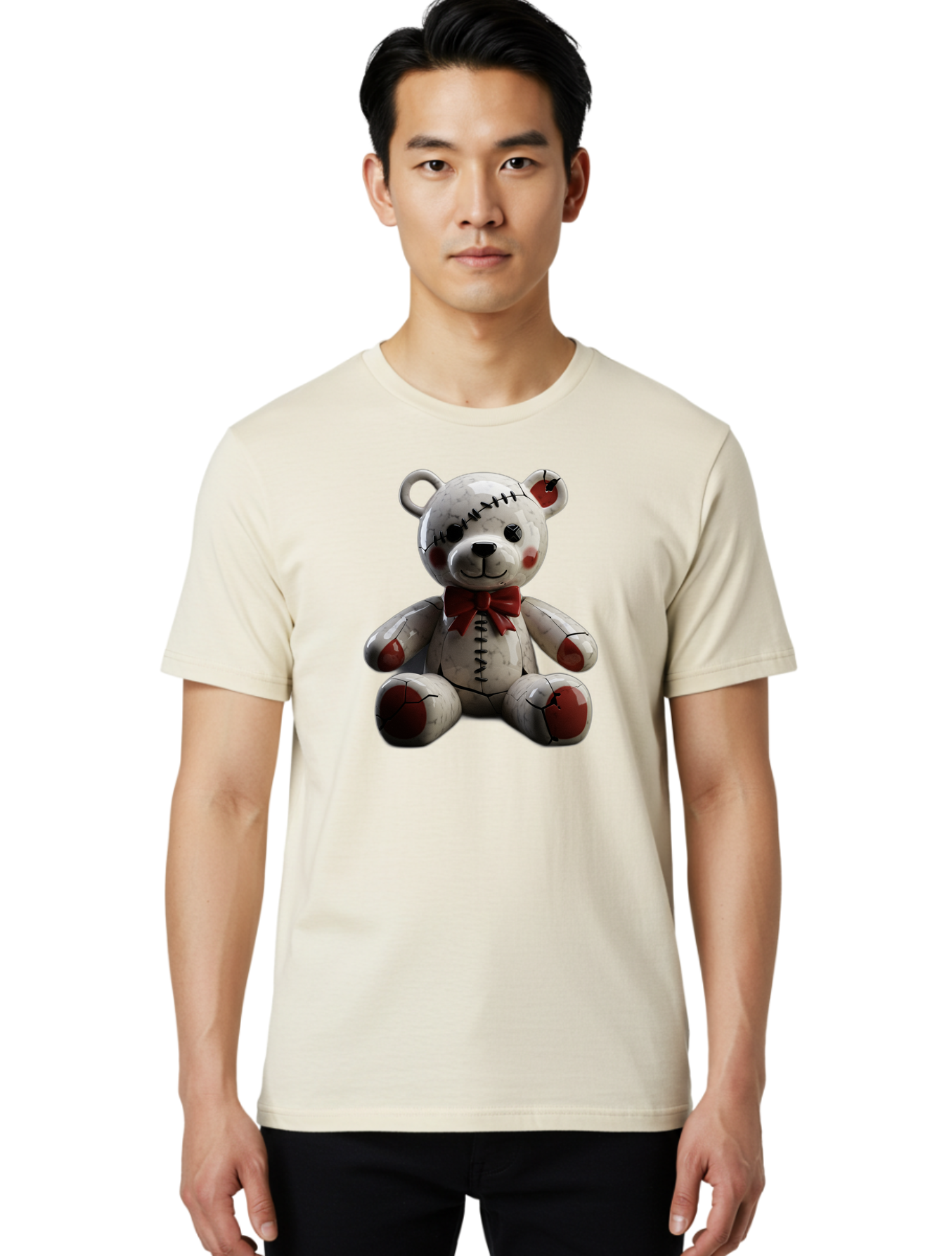 Teddy Men'S Graphic Tee, 100% Cotton, Comfortable Casual Summer Wear, Machine Washable, Vintage Camera, Old Camera, Antique Camera, Black Camera, Classic Photography, Photography Equipment, Nostalgic Device, Film Camera, Camera Art Bag065