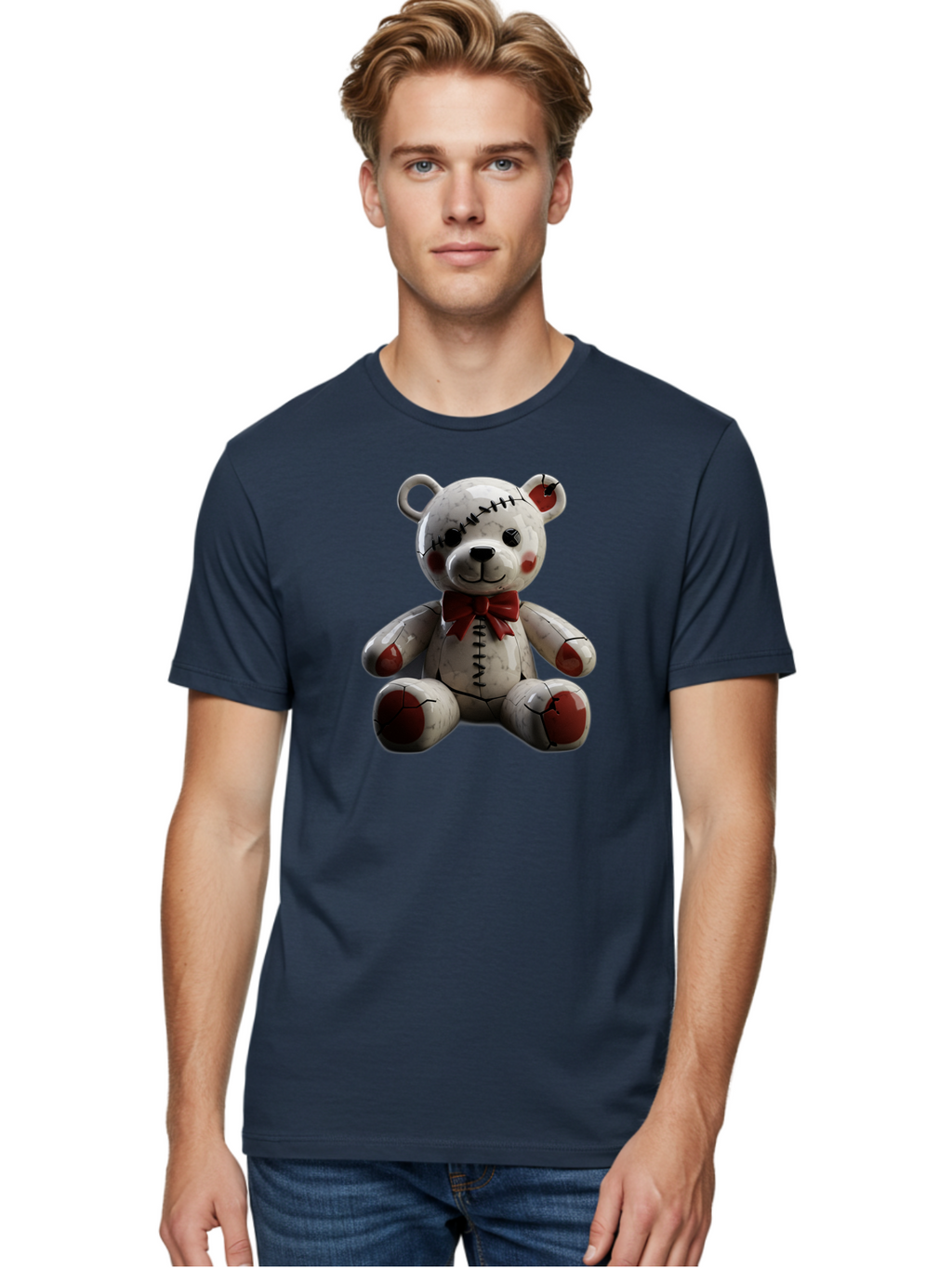 Teddy Men'S Graphic Tee, 100% Cotton, Comfortable Casual Summer Wear, Machine Washable, Vintage Camera, Old Camera, Antique Camera, Black Camera, Classic Photography, Photography Equipment, Nostalgic Device, Film Camera, Camera Art Bag065