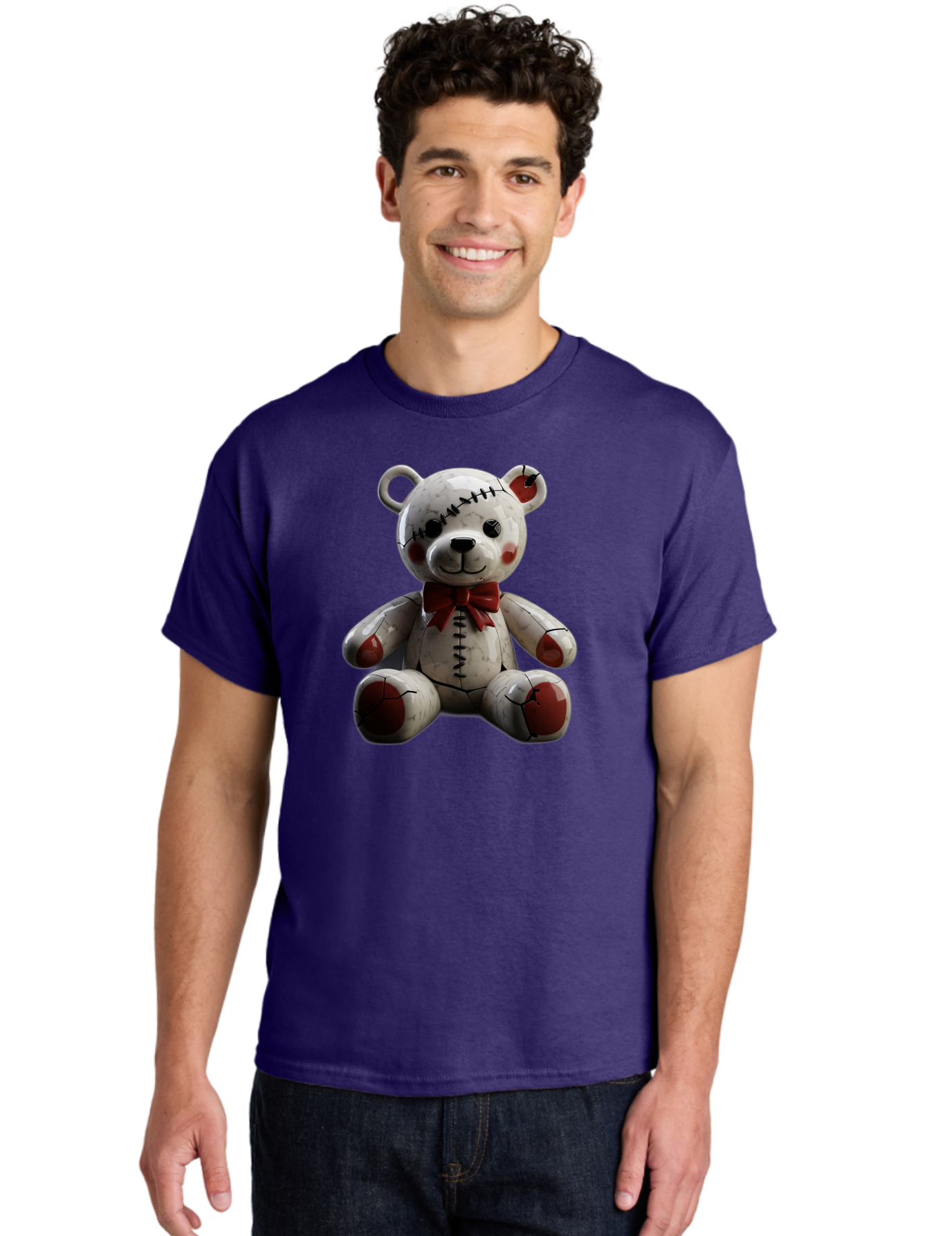 Teddy Men'S Graphic Tee, 100% Cotton, Comfortable Casual Summer Wear, Machine Washable, Vintage Camera, Old Camera, Antique Camera, Black Camera, Classic Photography, Photography Equipment, Nostalgic Device, Film Camera, Camera Art Bag065
