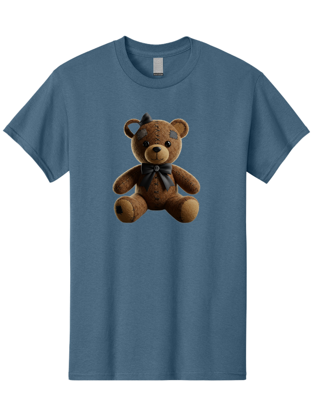 Torn-Teddy Men'S Graphic Tee, 100% Cotton, Comfortable Casual Summer Wear, Machine Washable, Vintage Camera, Old Camera, Antique Camera, Black Camera, Classic Photography, Photography Equipment, Nostalgic Device, Film Camera, Camera Art Bag067