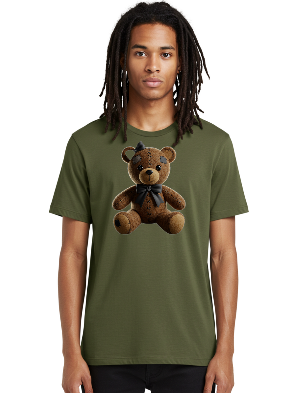 Torn-Teddy Men'S Graphic Tee, 100% Cotton, Comfortable Casual Summer Wear, Machine Washable, Vintage Camera, Old Camera, Antique Camera, Black Camera, Classic Photography, Photography Equipment, Nostalgic Device, Film Camera, Camera Art Bag067