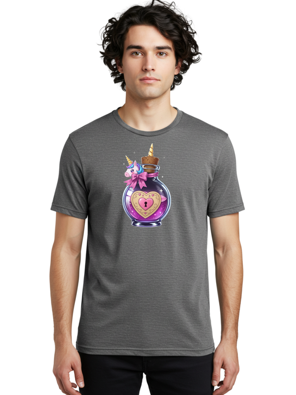 Unicorn-Potion-Bottle Men'S Graphic Tee, 100% Cotton, Comfortable Casual Summer Wear, Machine Washable, Vintage Camera, Old Camera, Antique Camera, Black Camera, Classic Photography, Photography Equipment, Nostalgic Device, Film Camera, Bag069