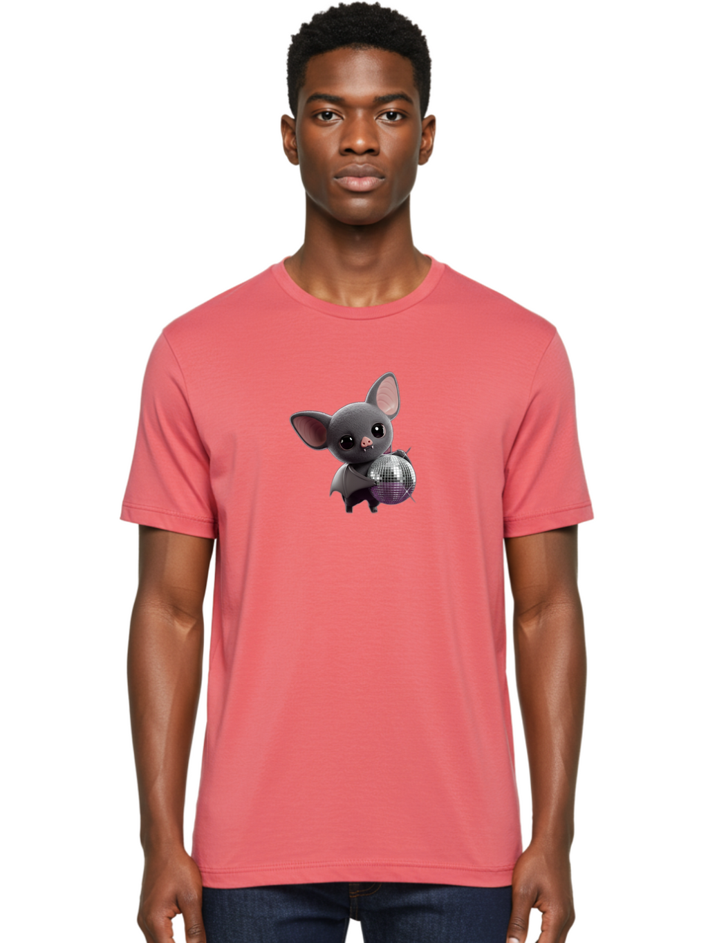 Vampire-Bat-Disco-Ball Men'S Graphic Tee, 100% Cotton, Comfortable Casual Summer Wear, Machine Washable, Vintage Camera, Old Camera, Antique Camera, Black Camera, Classic Photography, Photography Equipment, Nostalgic Device, Film Camera, Bag071
