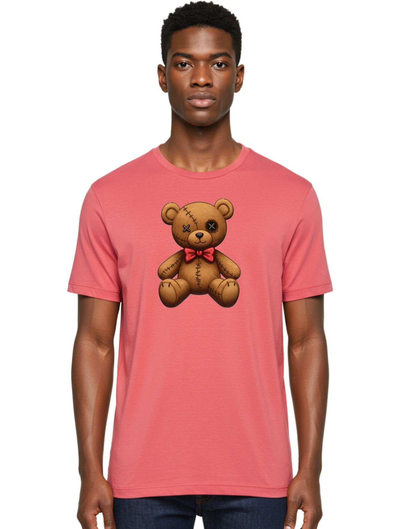 Voodoo-Teddy-Bear-10 Men'S Graphic Tee, 100% Cotton, Comfortable Casual Summer Wear, Machine Washable, Vintage Camera, Old Camera, Antique Camera, Black Camera, Classic Photography, Photography Equipment, Nostalgic Device, Film Camera, Bag074