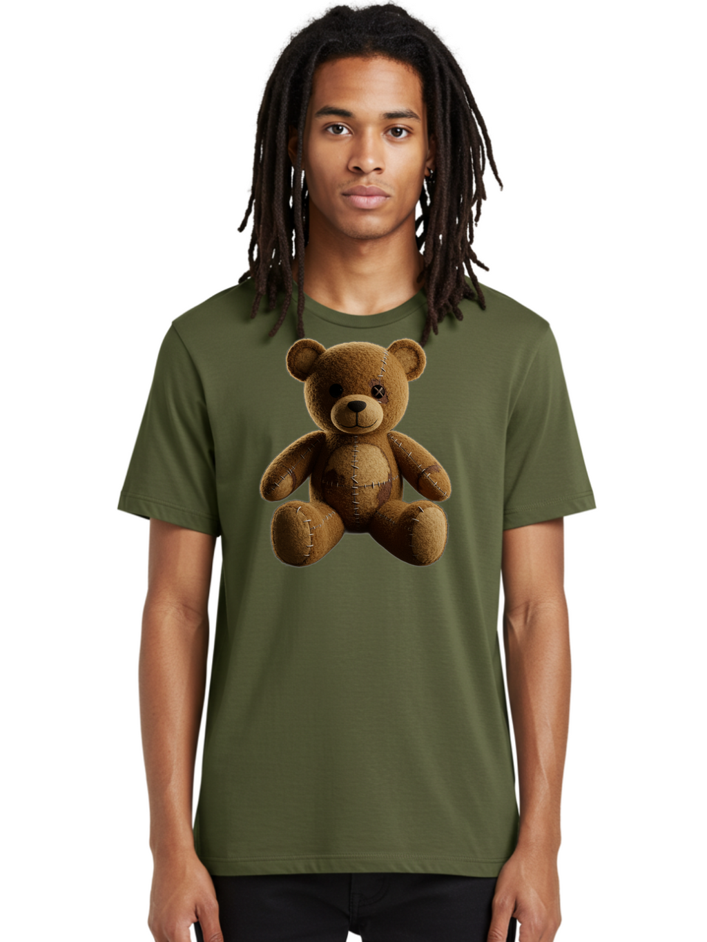 Voodoo-Teddy-Bear-14 Men'S Graphic Tee, 100% Cotton, Comfortable Casual Summer Wear, Machine Washable, Vintage Camera, Old Camera, Antique Camera, Black Camera, Classic Photography, Photography Equipment, Nostalgic Device, Film Camera, Bag078