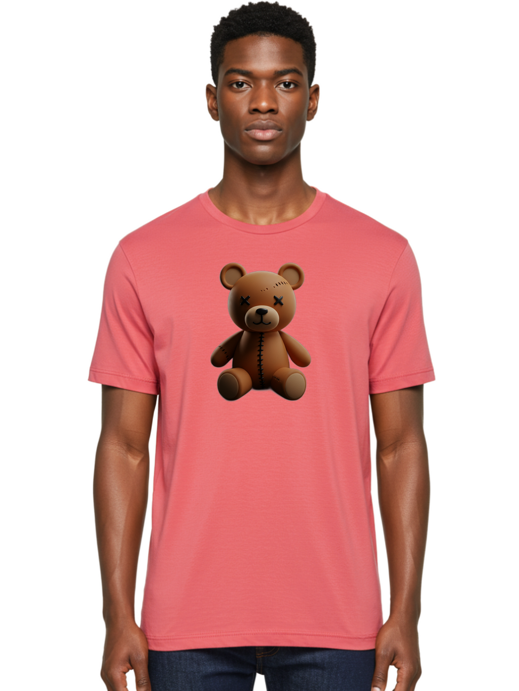 Voodoo-Teddy-Bear-15 Men'S Graphic Tee, 100% Cotton, Comfortable Casual Summer Wear, Machine Washable, Vintage Camera, Old Camera, Antique Camera, Black Camera, Classic Photography, Photography Equipment, Nostalgic Device, Film Camera, Bag079