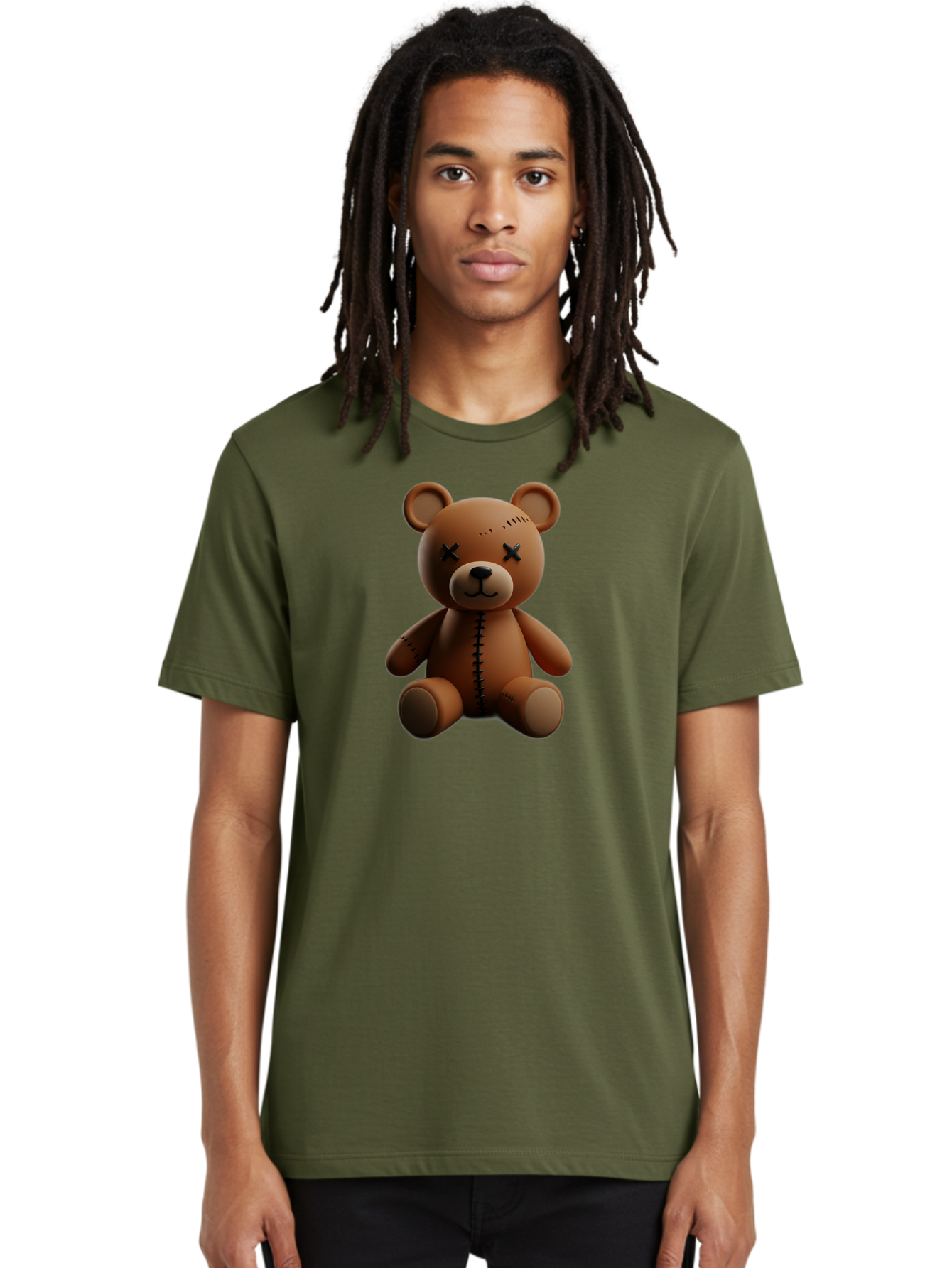 Voodoo-Teddy-Bear-15 Men'S Graphic Tee, 100% Cotton, Comfortable Casual Summer Wear, Machine Washable, Vintage Camera, Old Camera, Antique Camera, Black Camera, Classic Photography, Photography Equipment, Nostalgic Device, Film Camera, Bag079