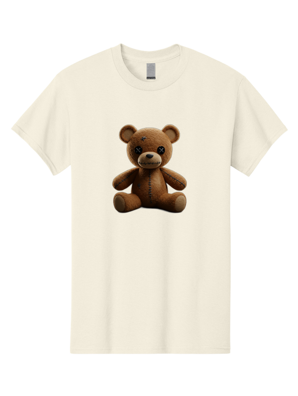 Voodoo-Teddy-Bear-4 Men'S Graphic Tee, 100% Cotton, Comfortable Casual Summer Wear, Machine Washable, Vintage Camera, Old Camera, Antique Camera, Black Camera, Classic Photography, Photography Equipment, Nostalgic Device, Film Camera, Bag082