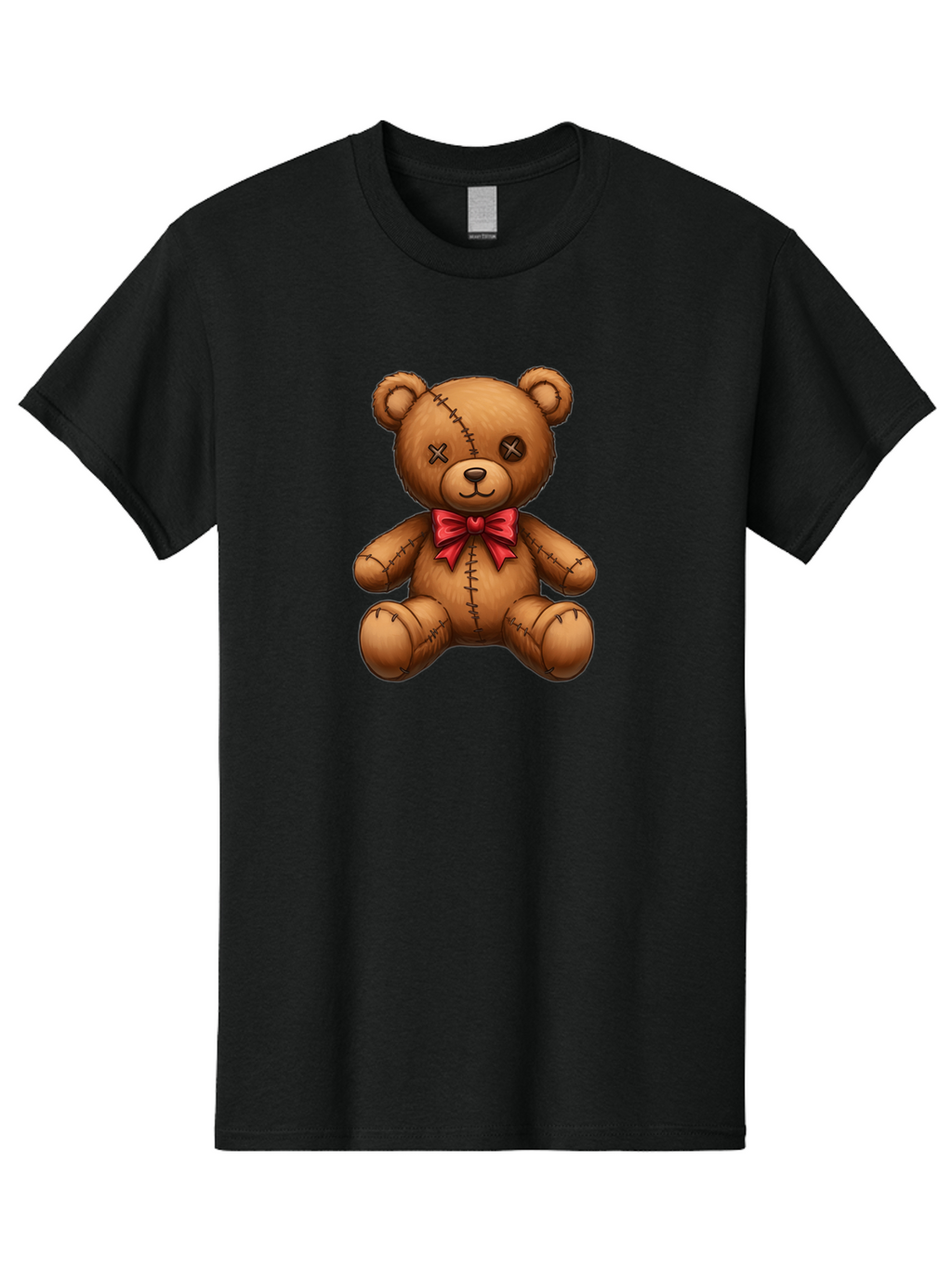 Voodoo-Teddy-Bear-8 Men'S Graphic Tee, 100% Cotton, Comfortable Casual Summer Wear, Machine Washable, Vintage Camera, Old Camera, Antique Camera, Black Camera, Classic Photography, Photography Equipment, Nostalgic Device, Film Camera, Bag086