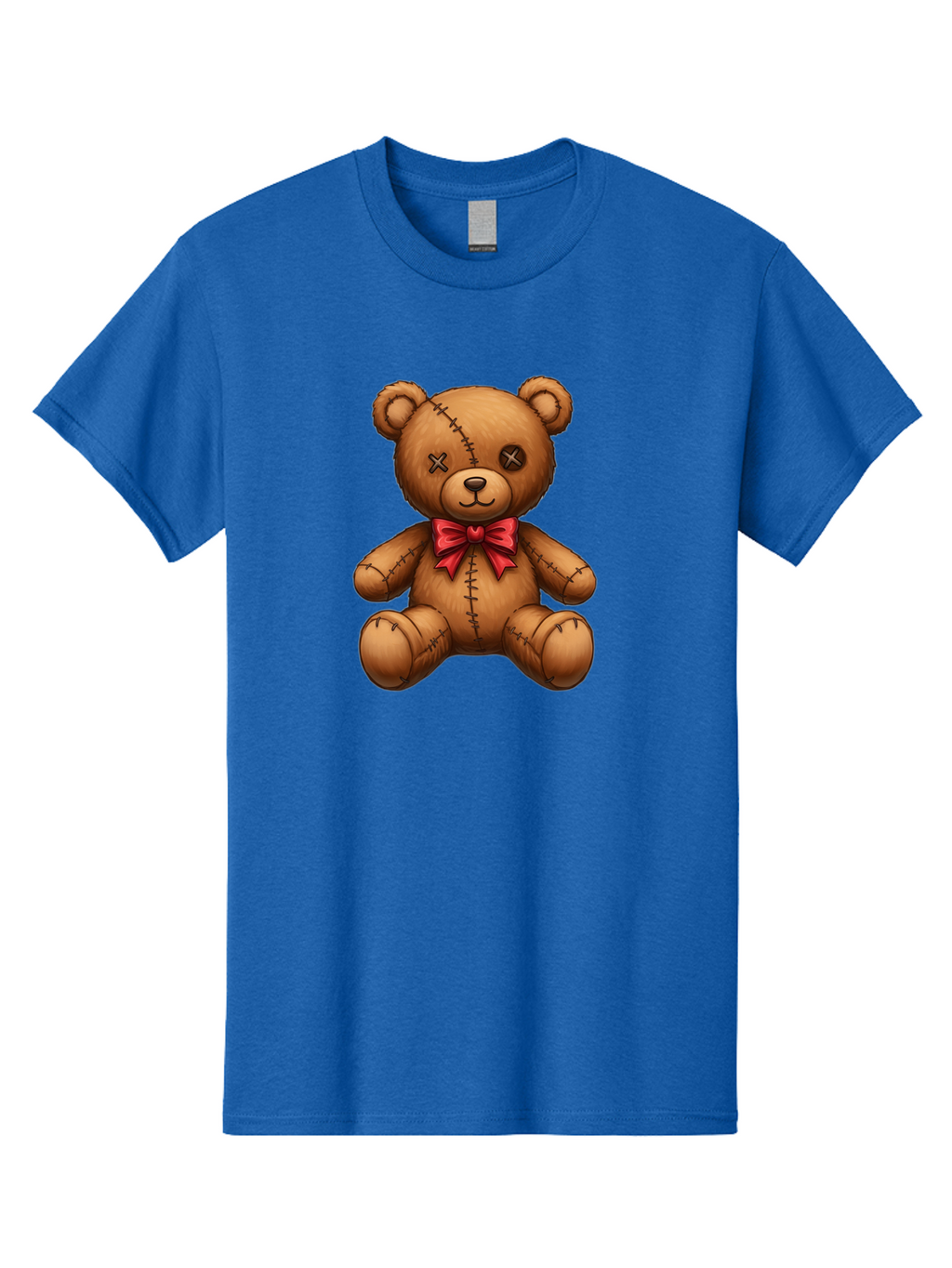 Voodoo-Teddy-Bear-8 Men'S Graphic Tee, 100% Cotton, Comfortable Casual Summer Wear, Machine Washable, Vintage Camera, Old Camera, Antique Camera, Black Camera, Classic Photography, Photography Equipment, Nostalgic Device, Film Camera, Bag086
