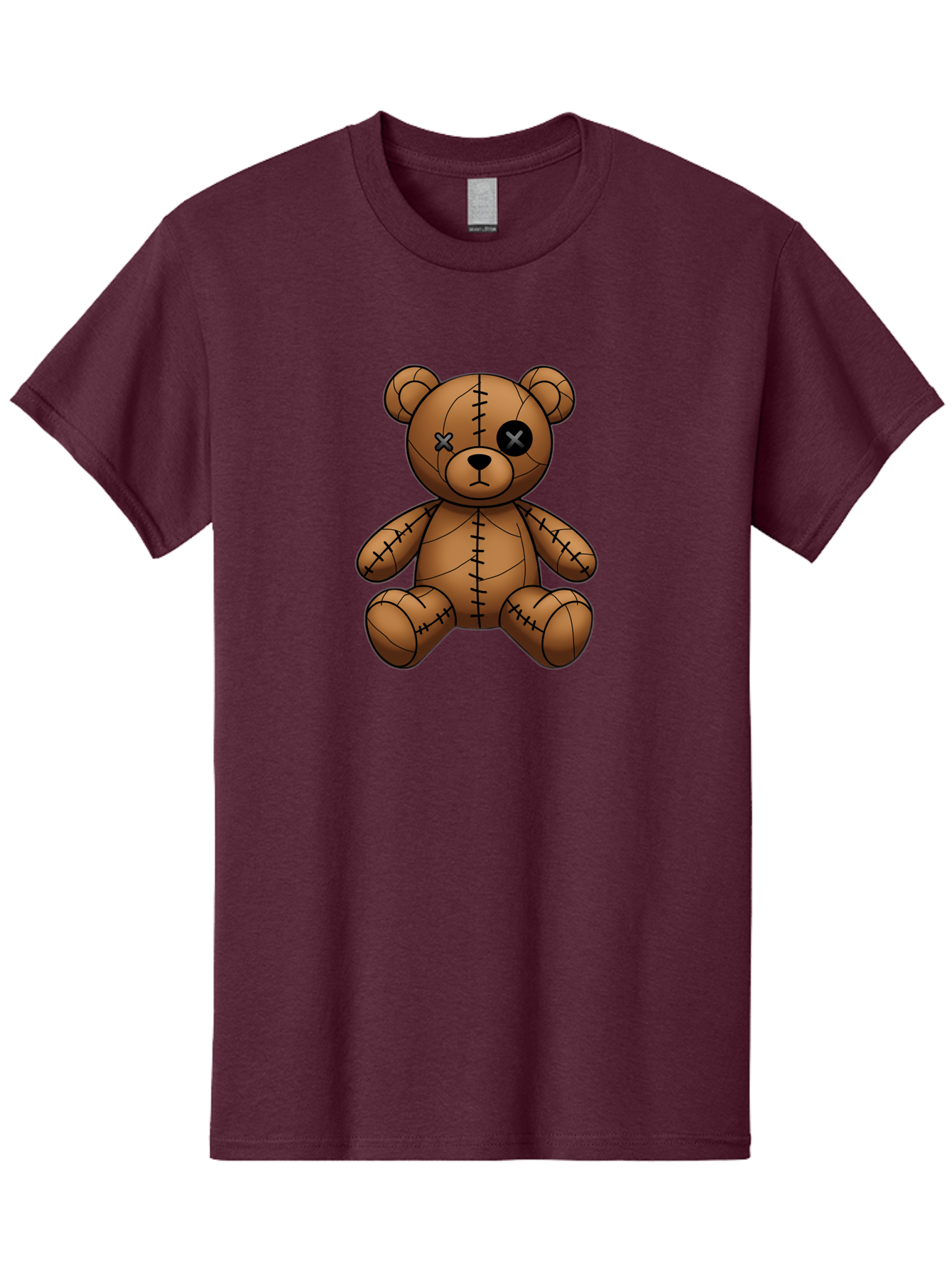 Voodoo-Teddy-Bear-9 Men'S Graphic Tee, 100% Cotton, Comfortable Casual Summer Wear, Machine Washable, Vintage Camera, Old Camera, Antique Camera, Black Camera, Classic Photography, Photography Equipment, Nostalgic Device, Film Camera, Bag087