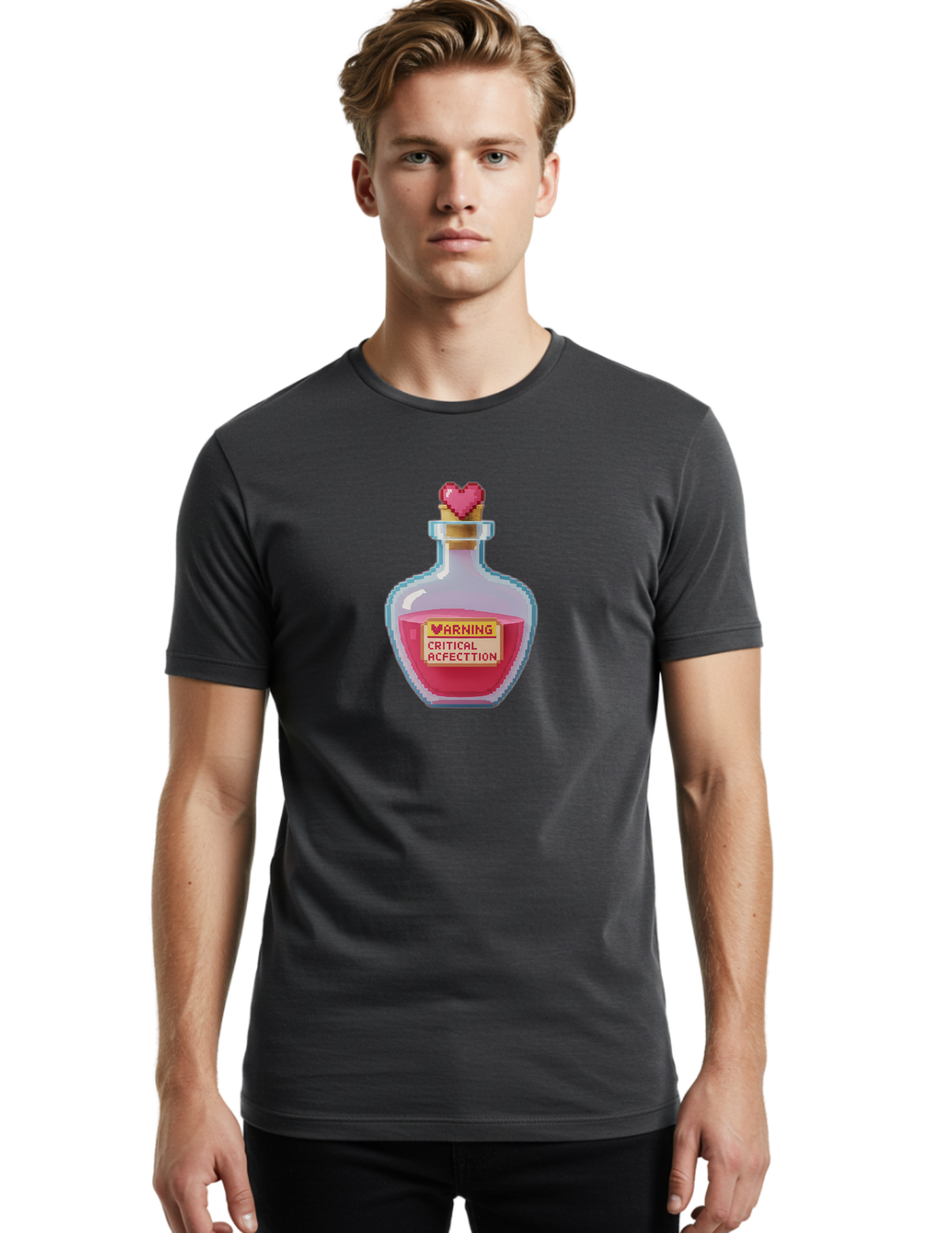 Warning-Critical-Acfection Men'S Graphic Tee, 100% Cotton, Comfortable Casual Summer Wear, Machine Washable, Vintage Camera, Old Camera, Antique Camera, Black Camera, Classic Photography, Photography Equipment, Nostalgic Device, Film Camera, Bag090