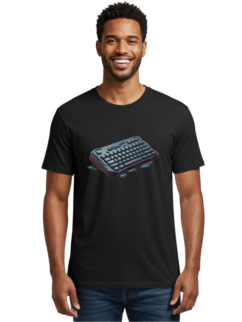 Wet-Keyboard Men'S Graphic Tee, 100% Cotton, Comfortable Casual Summer Wear, Machine Washable, Vintage Camera, Old Camera, Antique Camera, Black Camera, Classic Photography, Photography Equipment, Nostalgic Device, Film Camera, Camera Art Bag097
