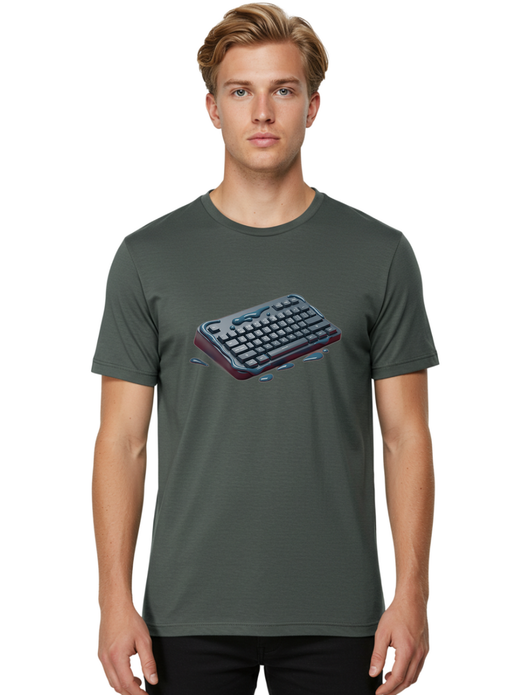 Wet-Keyboard Men'S Graphic Tee, 100% Cotton, Comfortable Casual Summer Wear, Machine Washable, Vintage Camera, Old Camera, Antique Camera, Black Camera, Classic Photography, Photography Equipment, Nostalgic Device, Film Camera, Camera Art Bag097