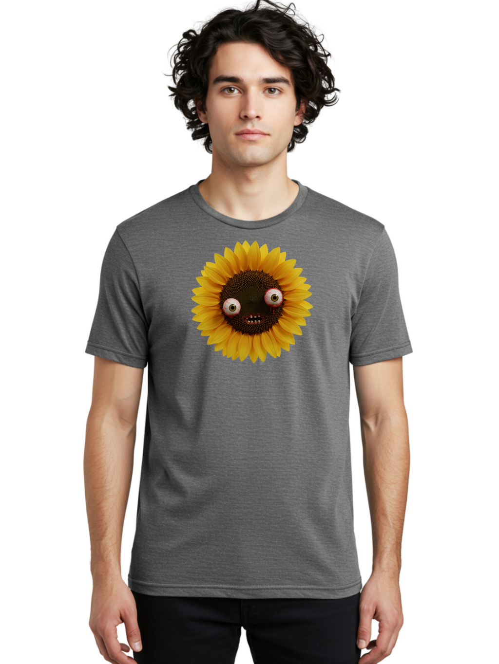 Zombie-Sunflower Men'S Graphic Tee, 100% Cotton, Comfortable Casual Summer Wear, Machine Washable, Vintage Camera, Old Camera, Antique Camera, Black Camera, Classic Photography, Photography Equipment, Nostalgic Device, Film Camera, Camera Art Bag099
