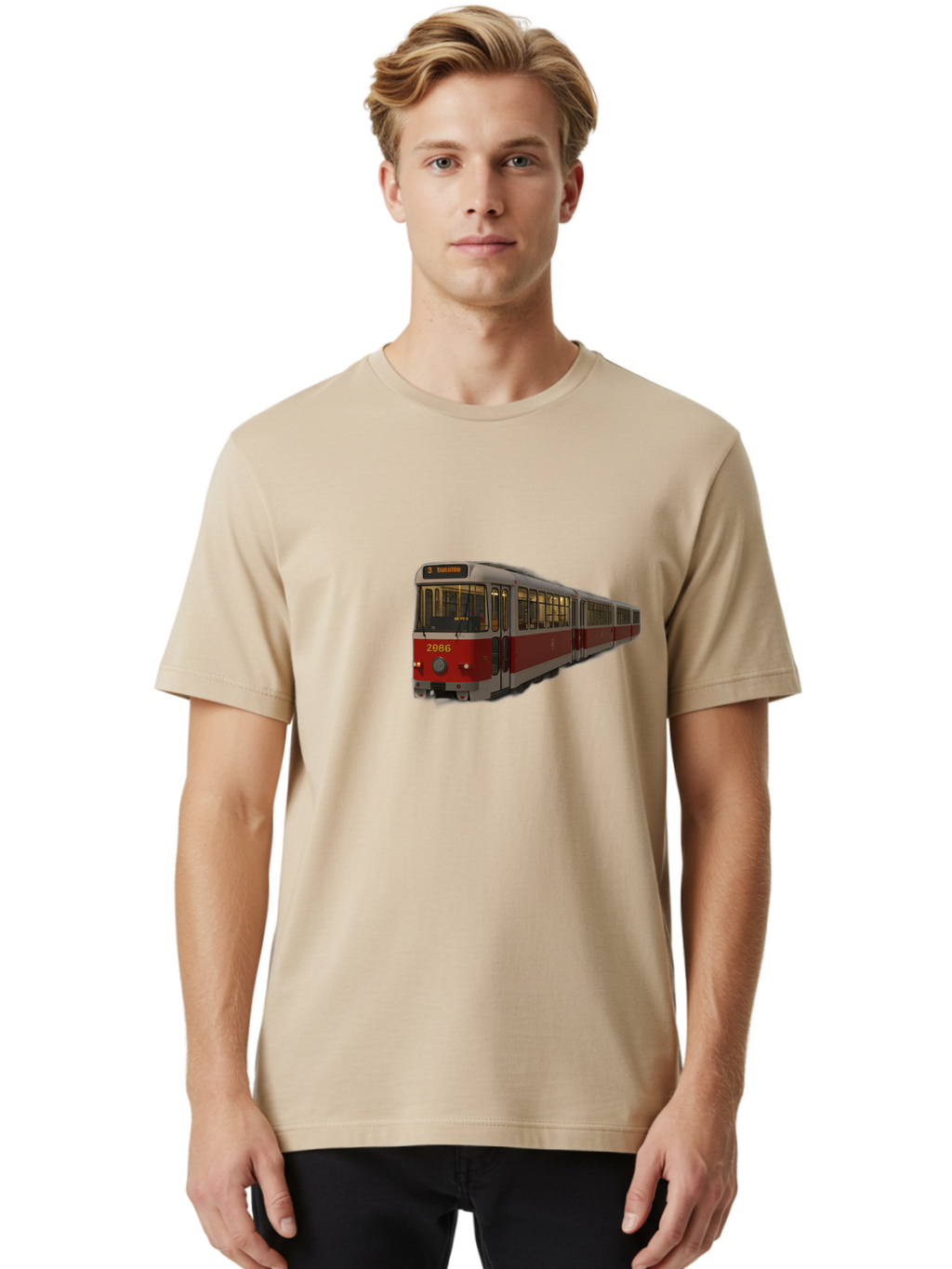 2966-Trolleybus Men'S Graphic Tee, 100% Cotton, Comfortable Casual Summer Wear, Machine Washable, Vintage Camera, Old Camera, Antique Camera, Black Camera, Classic Photography, Photography Equipment, Nostalgic Device, Film Camera, Camera Art Bag101