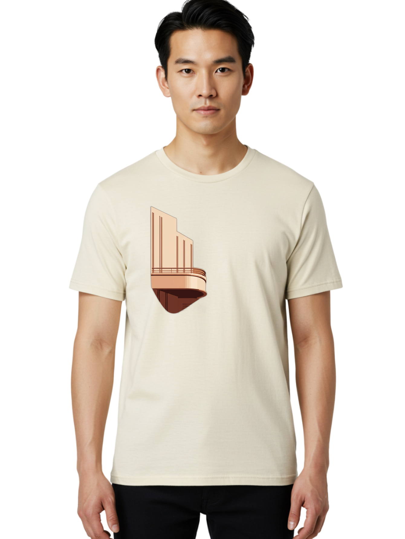 3D-Balcony-Graphic Men'S Graphic Tee, 100% Cotton, Comfortable Casual Summer Wear, Machine Washable, Vintage Camera, Old Camera, Antique Camera, Black Camera, Classic Photography, Photography Equipment, Nostalgic Device, Film Camera, Bag104