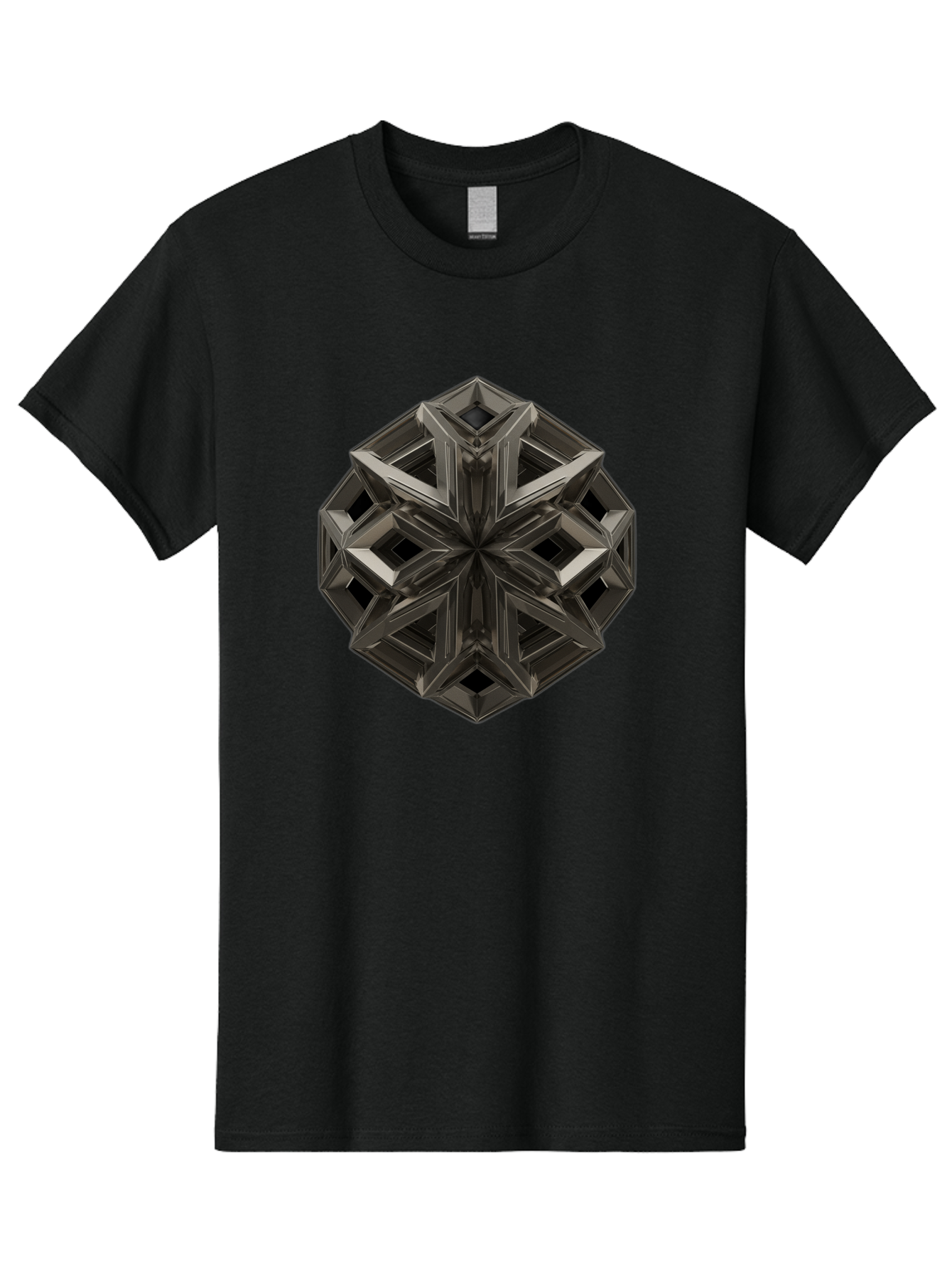 3D-Fractal-Star Men'S Graphic Tee, 100% Cotton, Comfortable Casual Summer Wear, Machine Washable, Vintage Camera, Old Camera, Antique Camera, Black Camera, Classic Photography, Photography Equipment, Nostalgic Device, Film Camera, Camera Art Bag105