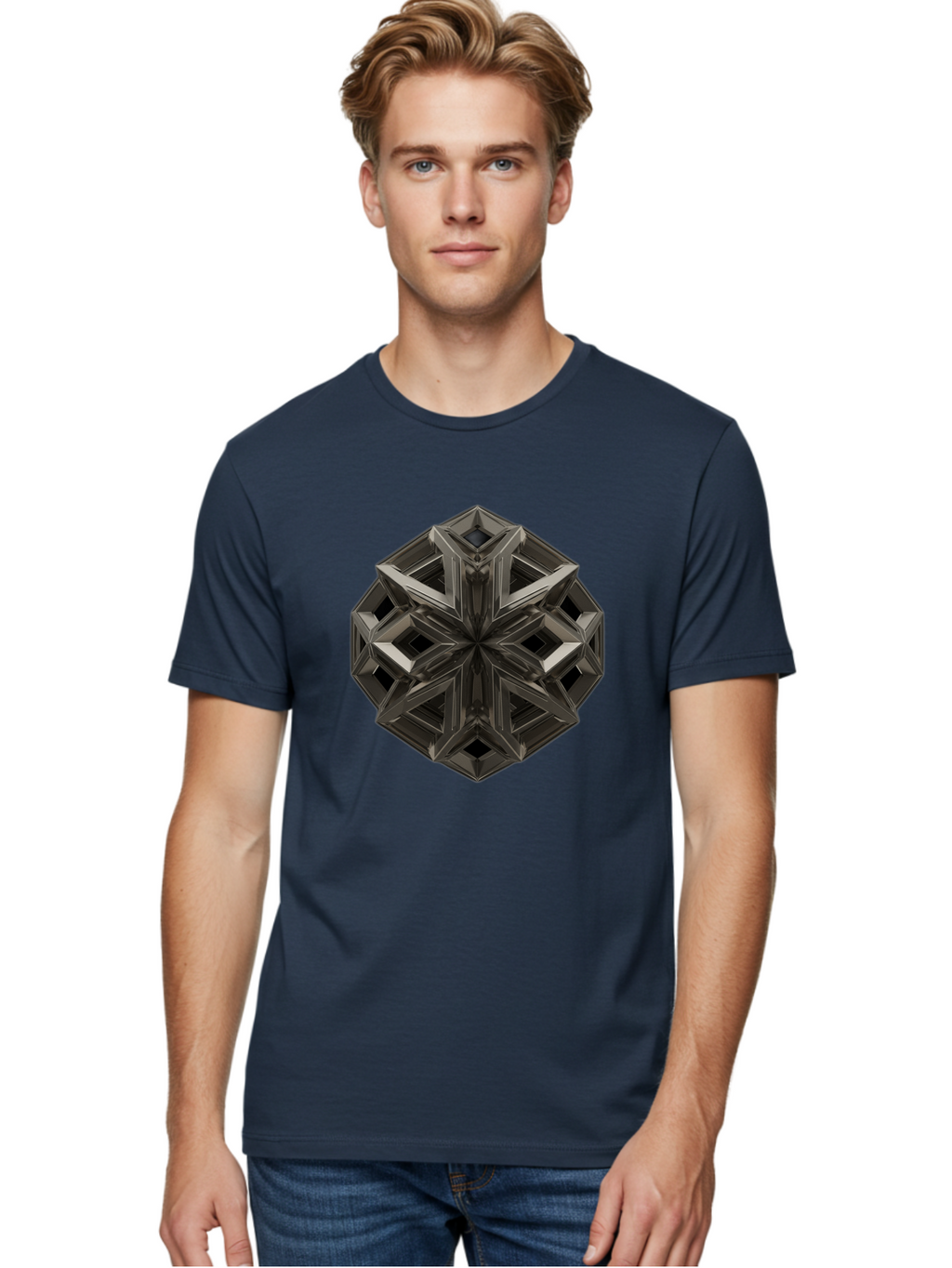3D-Fractal-Star Men'S Graphic Tee, 100% Cotton, Comfortable Casual Summer Wear, Machine Washable, Vintage Camera, Old Camera, Antique Camera, Black Camera, Classic Photography, Photography Equipment, Nostalgic Device, Film Camera, Camera Art Bag105