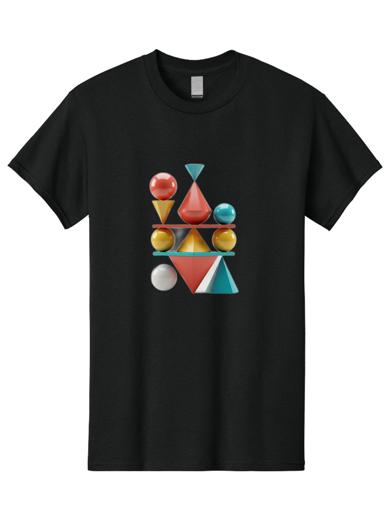 3D-Geometric-Shapes Men'S Graphic Tee, 100% Cotton, Comfortable Casual Summer Wear, Machine Washable, Vintage Camera, Old Camera, Antique Camera, Black Camera, Classic Photography, Photography Equipment, Nostalgic Device, Film Camera, Bag106