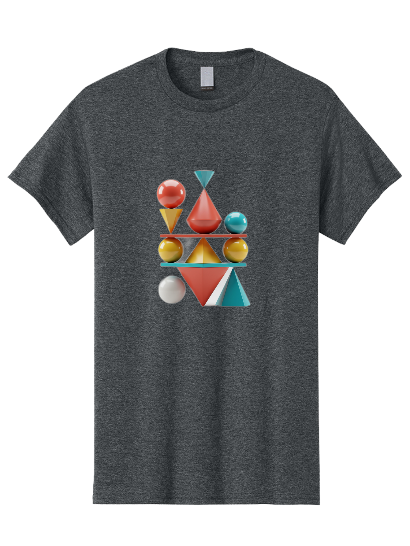 3D-Geometric-Shapes Men'S Graphic Tee, 100% Cotton, Comfortable Casual Summer Wear, Machine Washable, Vintage Camera, Old Camera, Antique Camera, Black Camera, Classic Photography, Photography Equipment, Nostalgic Device, Film Camera, Bag106