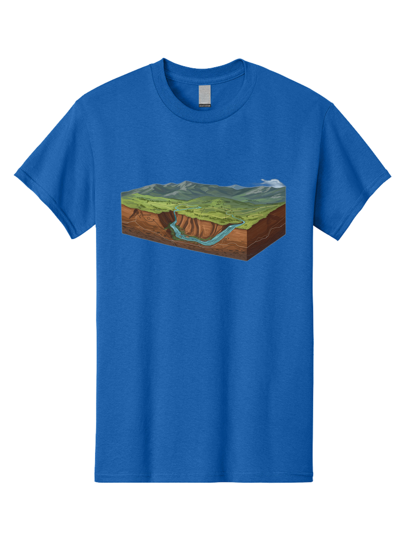 3D-Landscape-Cross-Section Men'S Graphic Tee, 100% Cotton, Comfortable Casual Summer Wear, Machine Washable, Vintage Camera, Old Camera, Antique Camera, Black Camera, Classic Photography, Photography Equipment, Nostalgic Device, Film Camera, Bag107