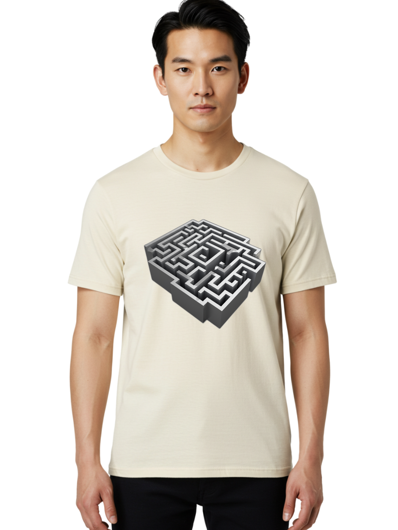 3D-Maze Men'S Graphic Tee, 100% Cotton, Comfortable Casual Summer Wear, Machine Washable, Vintage Camera, Old Camera, Antique Camera, Black Camera, Classic Photography, Photography Equipment, Nostalgic Device, Film Camera, Camera Art Bag108