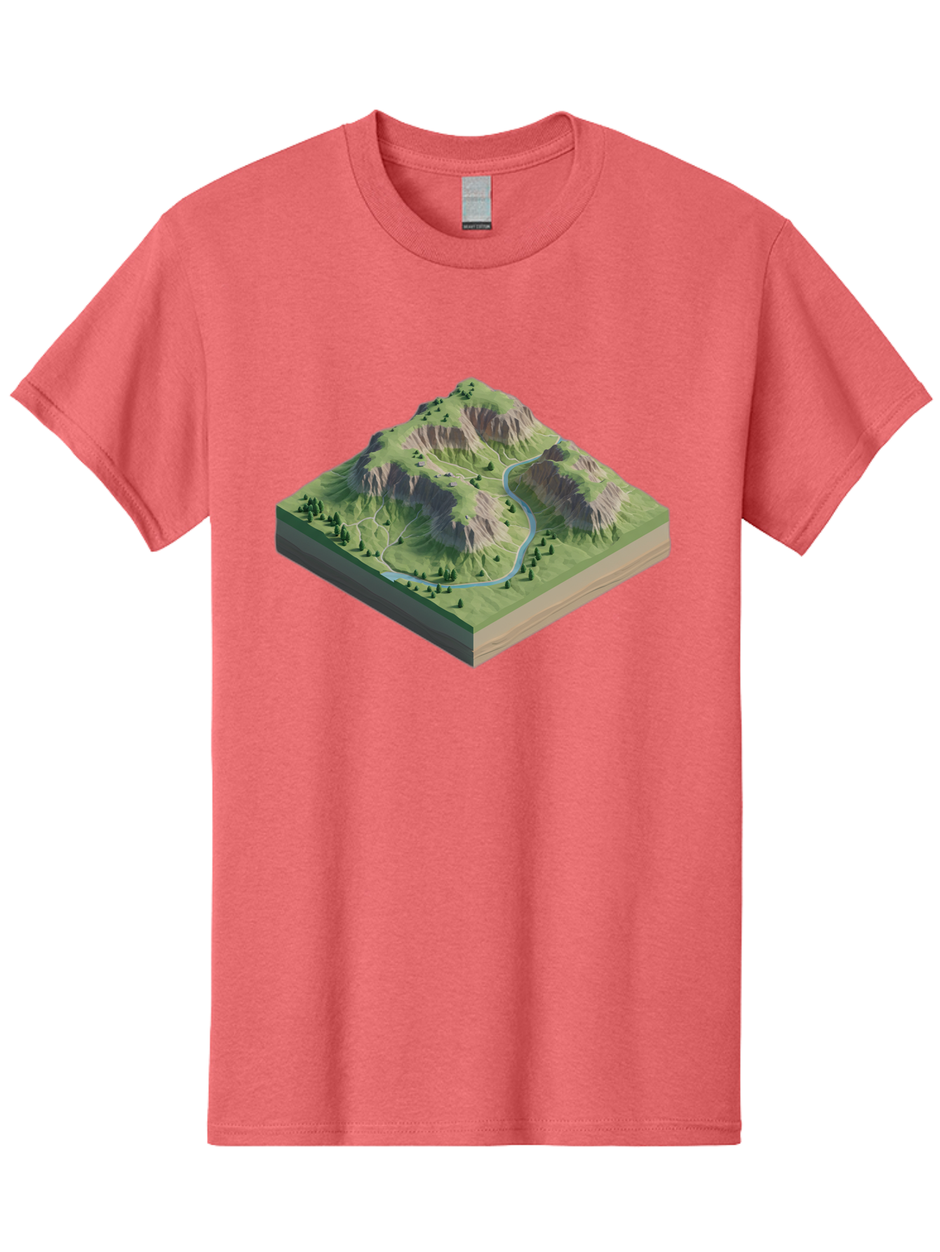 3D-Mountain-Landscape Men'S Graphic Tee, 100% Cotton, Comfortable Casual Summer Wear, Machine Washable, Vintage Camera, Old Camera, Antique Camera, Black Camera, Classic Photography, Photography Equipment, Nostalgic Device, Film Camera, Bag110