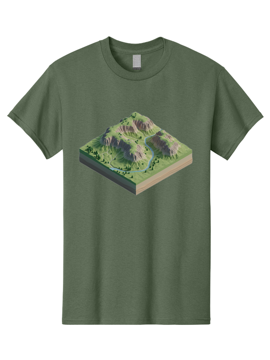 3D-Mountain-Landscape Men'S Graphic Tee, 100% Cotton, Comfortable Casual Summer Wear, Machine Washable, Vintage Camera, Old Camera, Antique Camera, Black Camera, Classic Photography, Photography Equipment, Nostalgic Device, Film Camera, Bag110