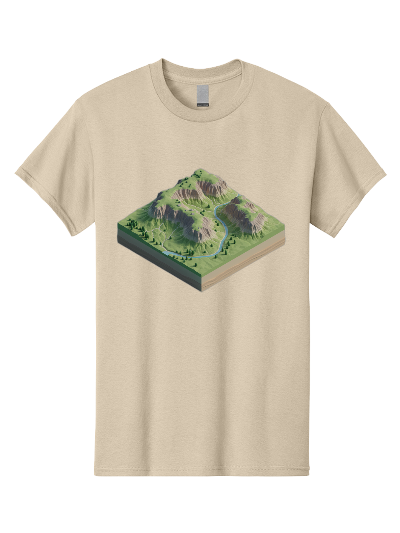 3D-Mountain-Landscape Men'S Graphic Tee, 100% Cotton, Comfortable Casual Summer Wear, Machine Washable, Vintage Camera, Old Camera, Antique Camera, Black Camera, Classic Photography, Photography Equipment, Nostalgic Device, Film Camera, Bag110