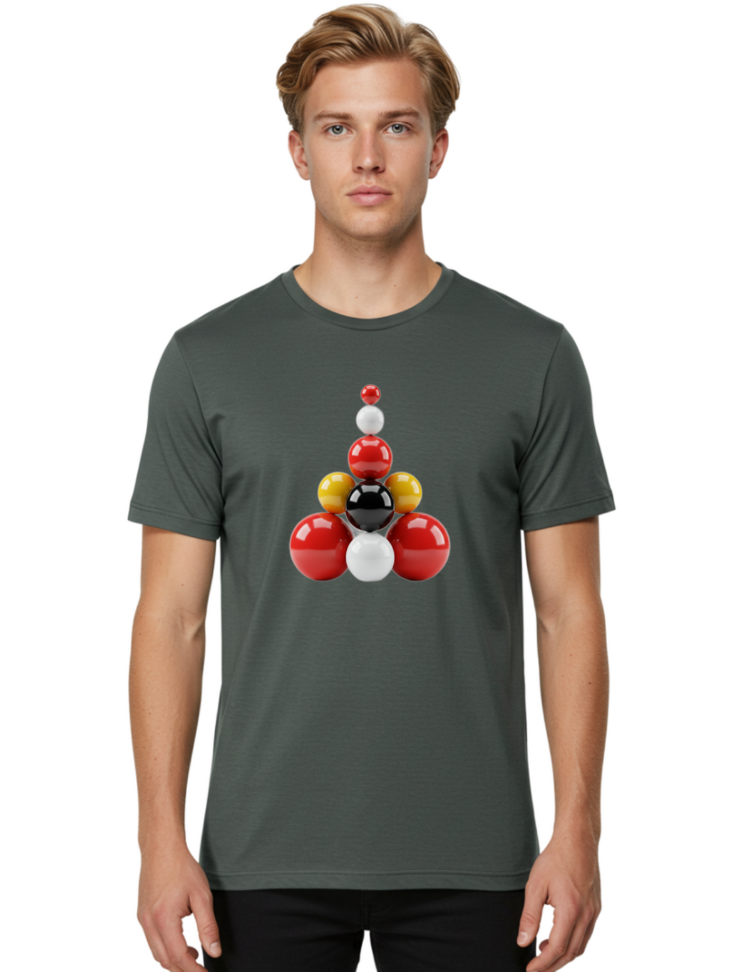 3D-Spheres-Pyramid Men'S Graphic Tee, 100% Cotton, Comfortable Casual Summer Wear, Machine Washable, Vintage Camera, Old Camera, Antique Camera, Black Camera, Classic Photography, Photography Equipment, Nostalgic Device, Film Camera, Bag113