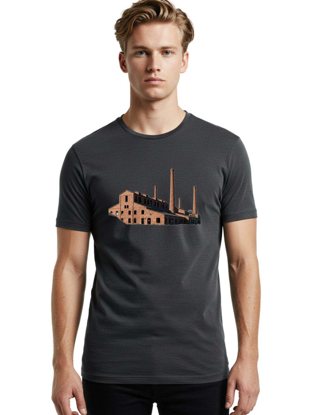 Abandoned-Factory-1 Men'S Graphic Tee, 100% Cotton, Comfortable Casual Summer Wear, Machine Washable, Vintage Camera, Old Camera, Antique Camera, Black Camera, Classic Photography, Photography Equipment, Nostalgic Device, Film Camera, Bag118