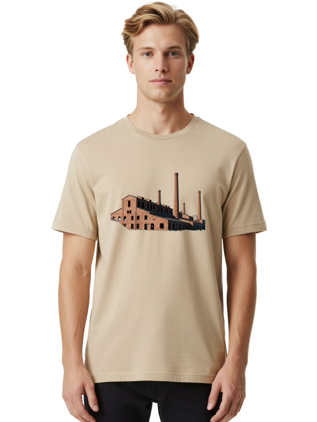 Abandoned-Factory-1 Men'S Graphic Tee, 100% Cotton, Comfortable Casual Summer Wear, Machine Washable, Vintage Camera, Old Camera, Antique Camera, Black Camera, Classic Photography, Photography Equipment, Nostalgic Device, Film Camera, Bag118