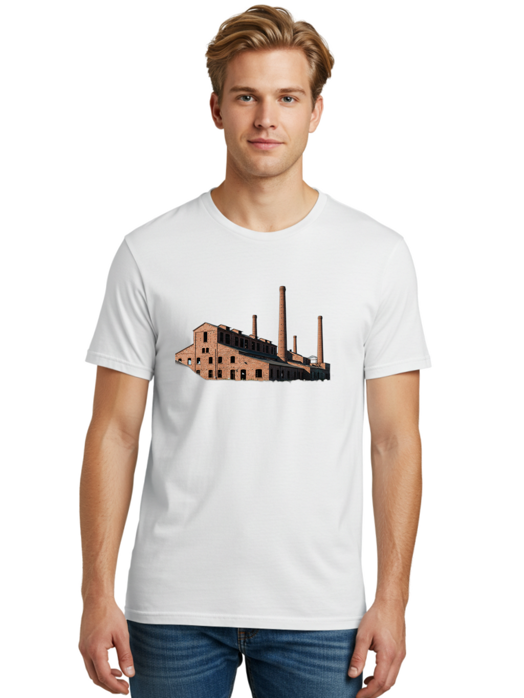 Abandoned-Factory-1 Men'S Graphic Tee, 100% Cotton, Comfortable Casual Summer Wear, Machine Washable, Vintage Camera, Old Camera, Antique Camera, Black Camera, Classic Photography, Photography Equipment, Nostalgic Device, Film Camera, Bag118