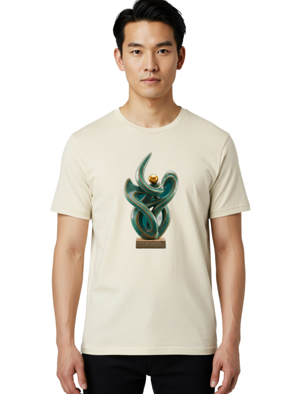 Abstract-Bronze-Sculpture Men'S Graphic Tee, 100% Cotton, Comfortable Casual Summer Wear, Machine Washable, Vintage Camera, Old Camera, Antique Camera, Black Camera, Classic Photography, Photography Equipment, Nostalgic Device, Film Camera, Bag121
