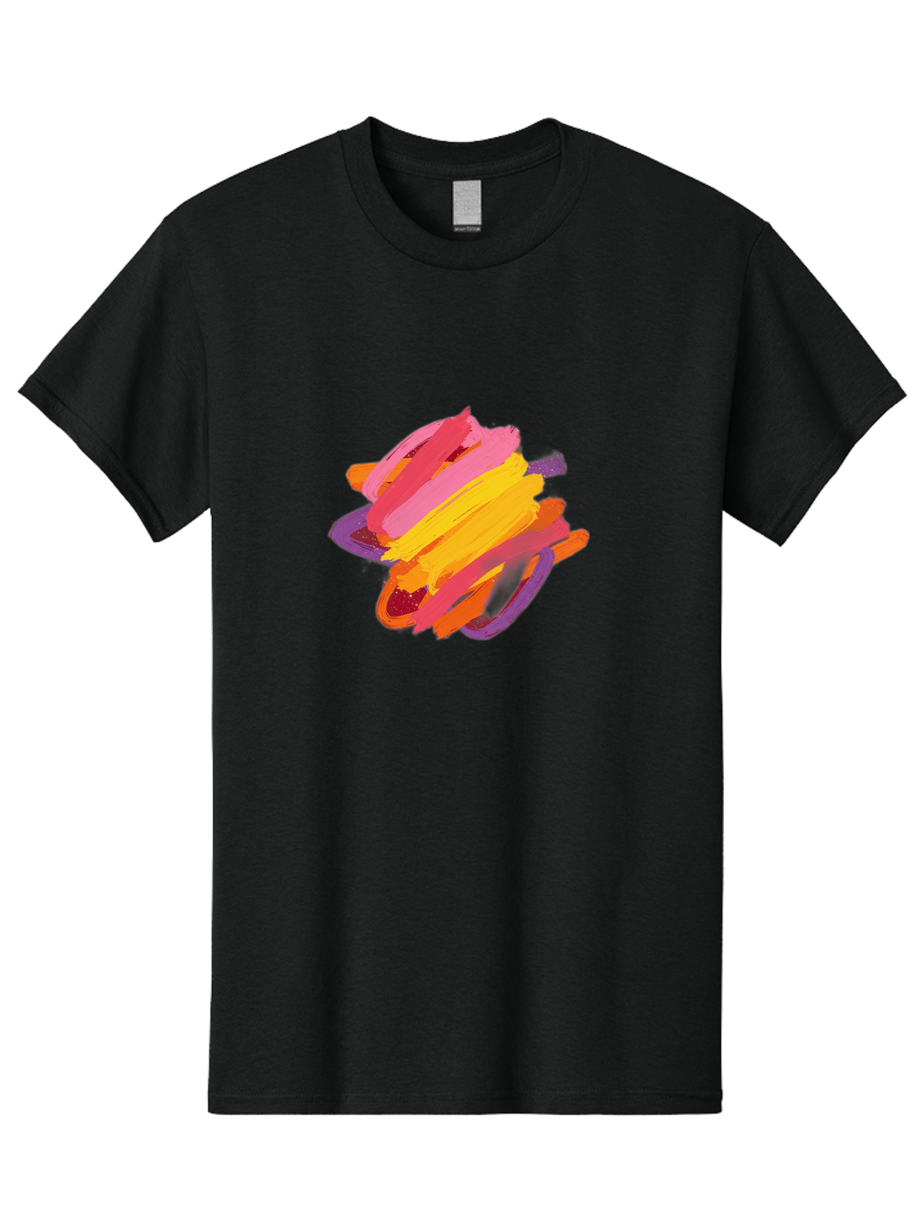 Abstract-Brush-Stroke Men'S Graphic Tee, 100% Cotton, Comfortable Casual Summer Wear, Machine Washable, Vintage Camera, Old Camera, Antique Camera, Black Camera, Classic Photography, Photography Equipment, Nostalgic Device, Film Camera, Bag122