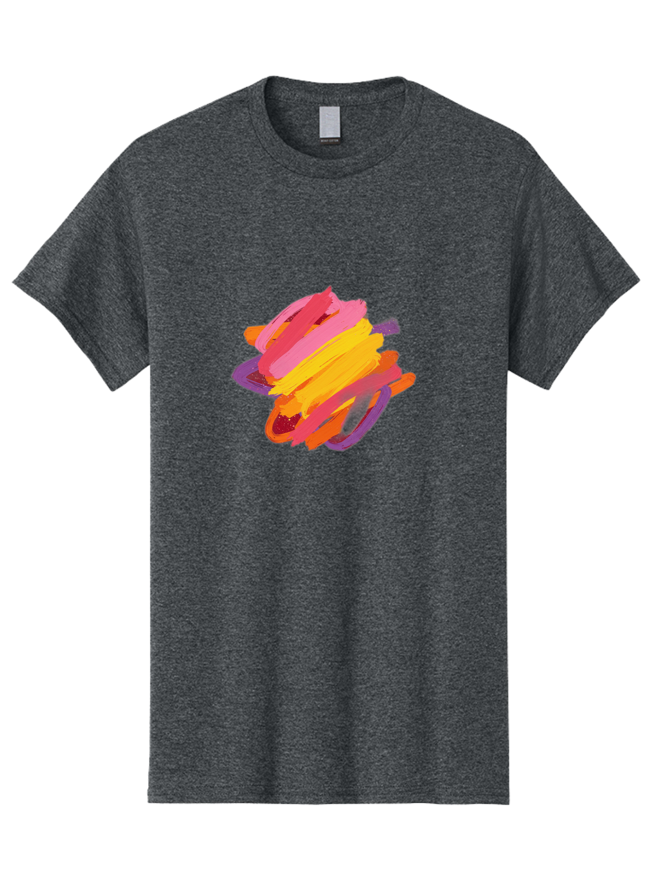 Abstract-Brush-Stroke Men'S Graphic Tee, 100% Cotton, Comfortable Casual Summer Wear, Machine Washable, Vintage Camera, Old Camera, Antique Camera, Black Camera, Classic Photography, Photography Equipment, Nostalgic Device, Film Camera, Bag122