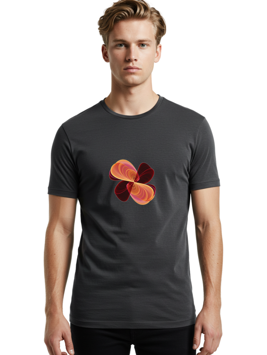 Abstract-Flower Men'S Graphic Tee, 100% Cotton, Comfortable Casual Summer Wear, Machine Washable, Vintage Camera, Old Camera, Antique Camera, Black Camera, Classic Photography, Photography Equipment, Nostalgic Device, Film Camera, Camera Art Bag123
