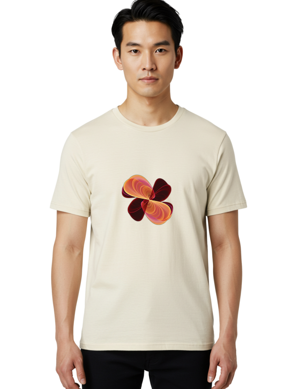 Abstract-Flower Men'S Graphic Tee, 100% Cotton, Comfortable Casual Summer Wear, Machine Washable, Vintage Camera, Old Camera, Antique Camera, Black Camera, Classic Photography, Photography Equipment, Nostalgic Device, Film Camera, Camera Art Bag123