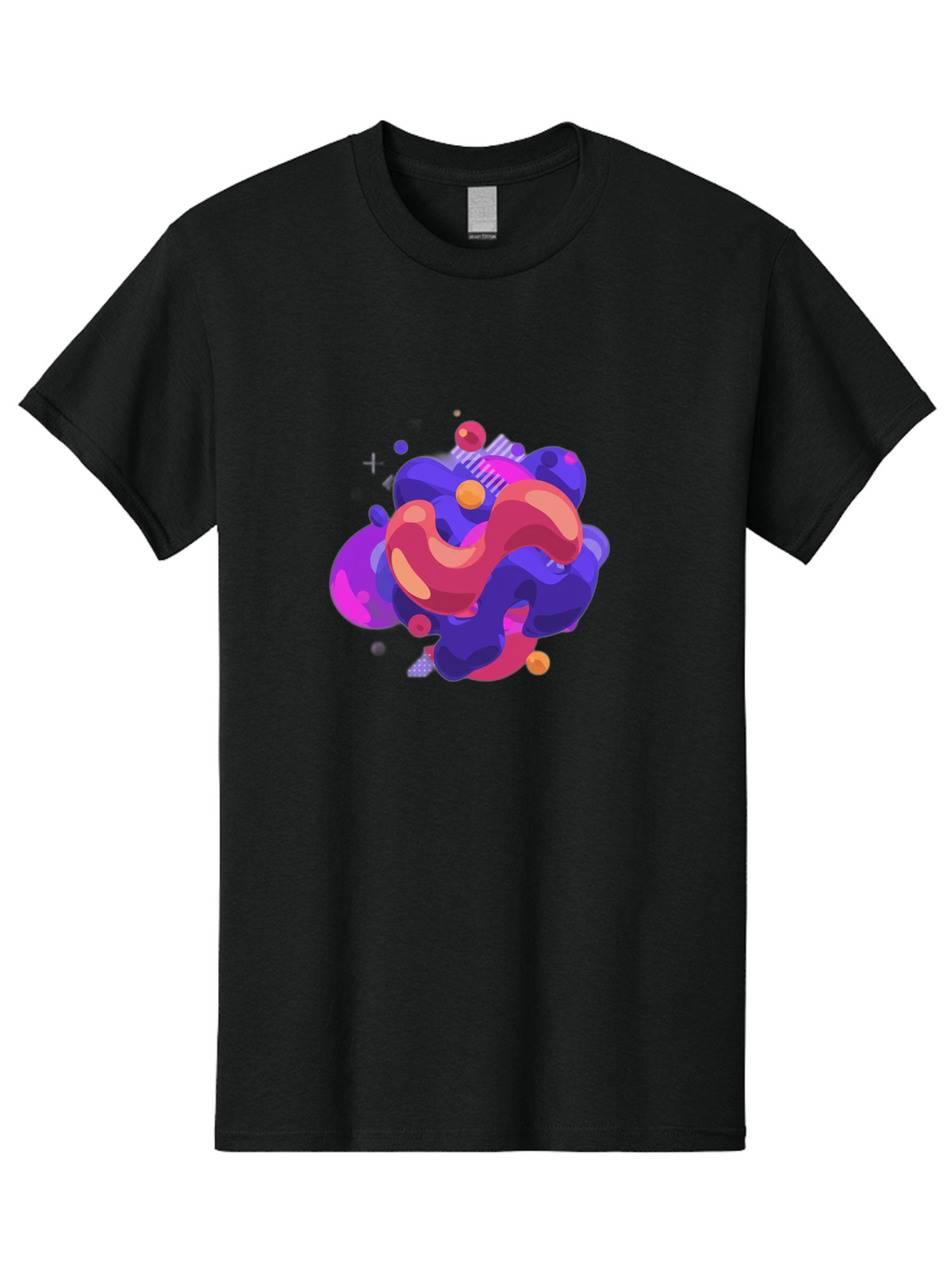 Abstract-Fluid-Shapes Men'S Graphic Tee, 100% Cotton, Comfortable Casual Summer Wear, Machine Washable, Vintage Camera, Old Camera, Antique Camera, Black Camera, Classic Photography, Photography Equipment, Nostalgic Device, Film Camera, Bag124