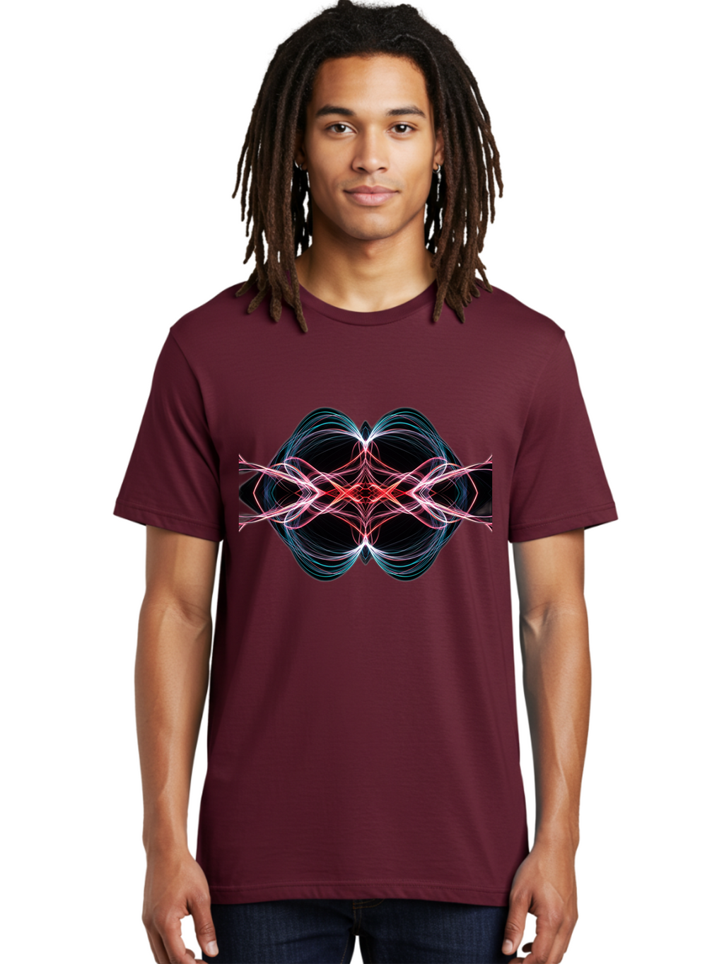 Abstract-Neon-Swirl Men'S Graphic Tee, 100% Cotton, Comfortable Casual Summer Wear, Machine Washable, Vintage Camera, Old Camera, Antique Camera, Black Camera, Classic Photography, Photography Equipment, Nostalgic Device, Film Camera, Bag125