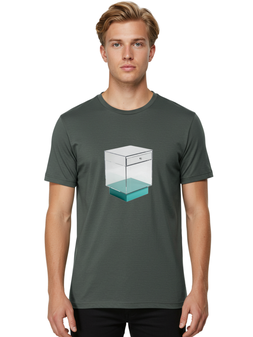 Acrylic-Nightstand Men'S Graphic Tee, 100% Cotton, Comfortable Casual Summer Wear, Machine Washable, Vintage Camera, Old Camera, Antique Camera, Black Camera, Classic Photography, Photography Equipment, Nostalgic Device, Film Camera, Bag126