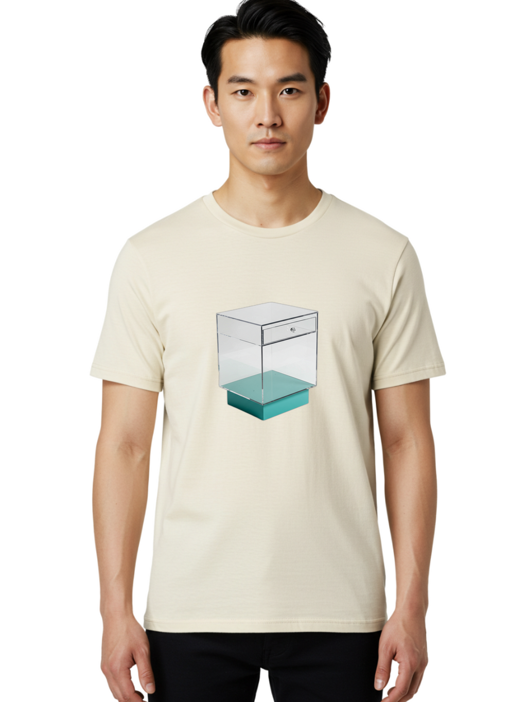 Acrylic-Nightstand Men'S Graphic Tee, 100% Cotton, Comfortable Casual Summer Wear, Machine Washable, Vintage Camera, Old Camera, Antique Camera, Black Camera, Classic Photography, Photography Equipment, Nostalgic Device, Film Camera, Bag126