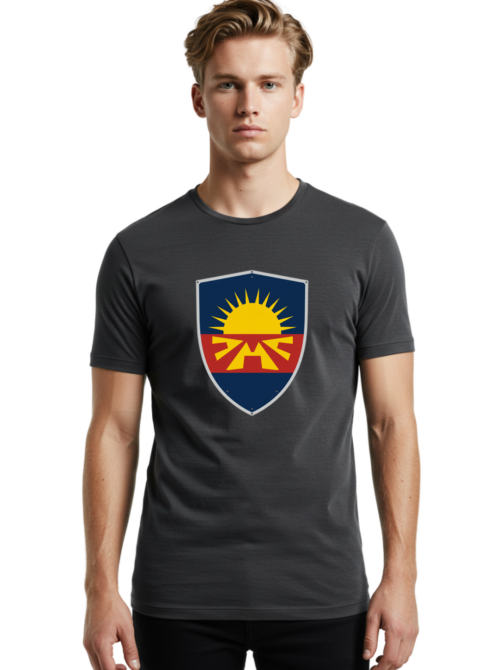 Ahsoka-Shield Men'S Graphic Tee, 100% Cotton, Comfortable Casual Summer Wear, Machine Washable, Vintage Camera, Old Camera, Antique Camera, Black Camera, Classic Photography, Photography Equipment, Nostalgic Device, Film Camera, Camera Art Bag131