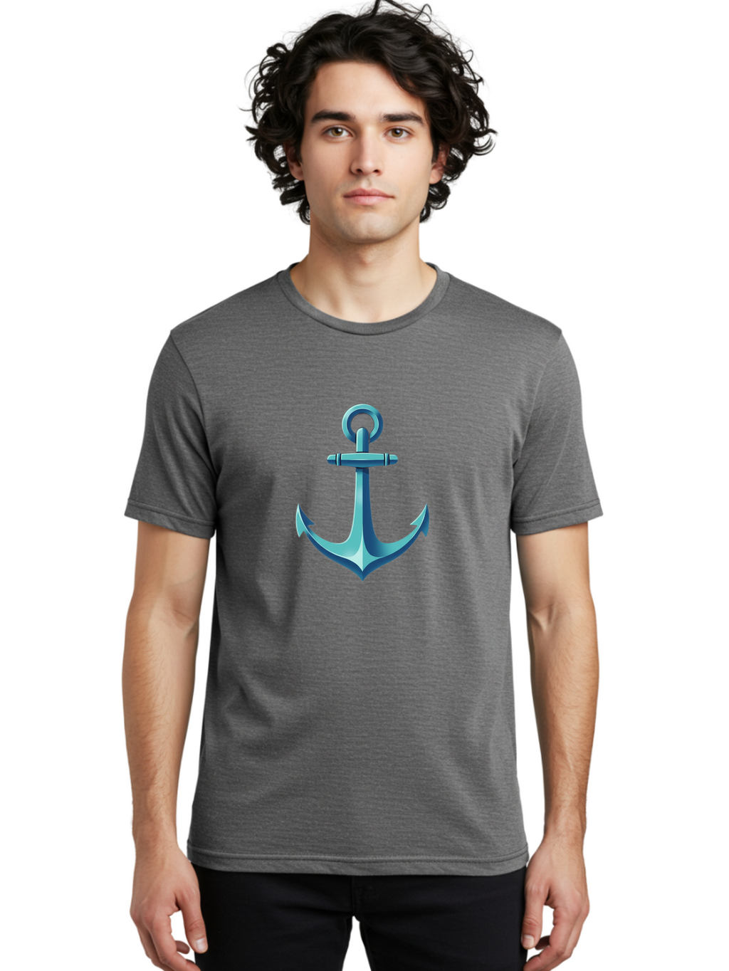 Anchor Men'S Graphic Tee, 100% Cotton, Comfortable Casual Summer Wear, Machine Washable, Vintage Camera, Old Camera, Antique Camera, Black Camera, Classic Photography, Photography Equipment, Nostalgic Device, Film Camera, Camera Art Bag132