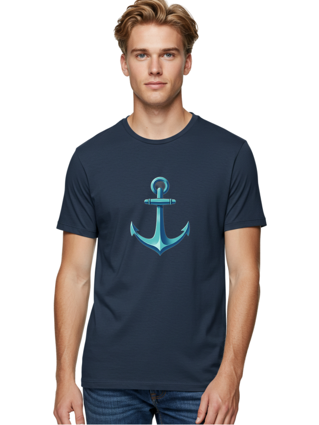 Anchor Men'S Graphic Tee, 100% Cotton, Comfortable Casual Summer Wear, Machine Washable, Vintage Camera, Old Camera, Antique Camera, Black Camera, Classic Photography, Photography Equipment, Nostalgic Device, Film Camera, Camera Art Bag132